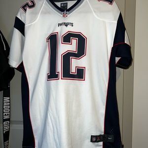 Tom Brady White Patriots Jersey